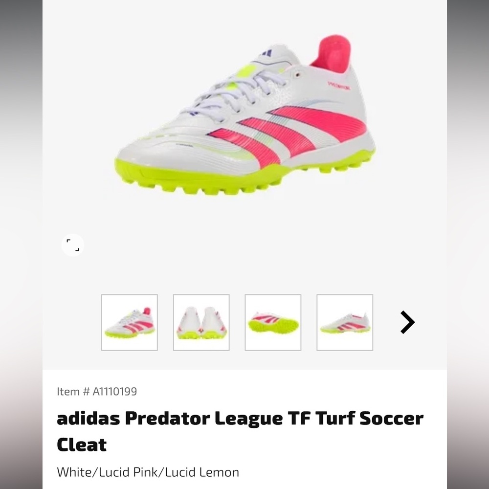 adidas Predator League TF Turf Soccer Cleat